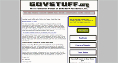 Desktop Screenshot of govstuff.org